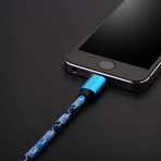 Nylon Charge Cable // Blue (Micro USB)