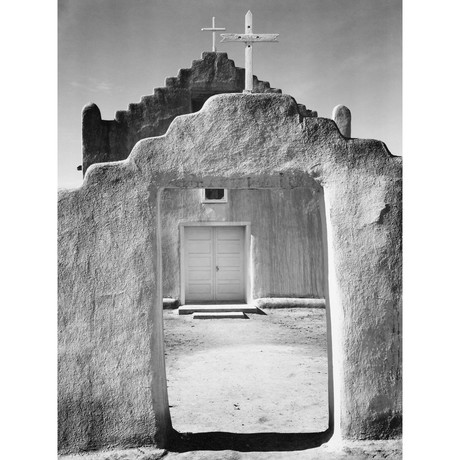 Church in Taos Pueblo National Historic Landmark // New Mexico, 1942 (12"W x 16"H)