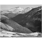 Long's Peak in Rocky Mountain National Park // Colorado, ca. 1941-1942 (16"W x 12.625"H)