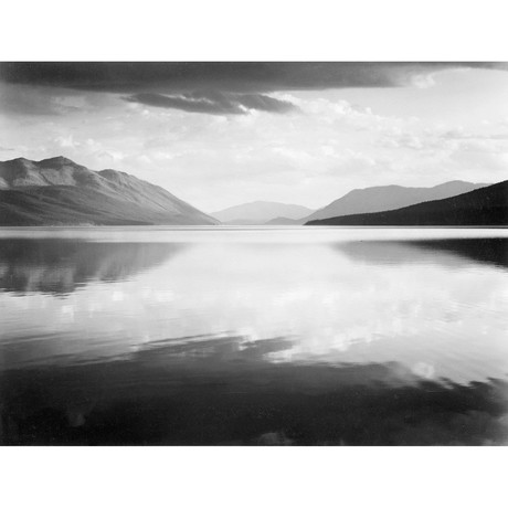 Evening, McDonald Lake, Glacier National Park // Montana, 1941 (16"W x 12.125"H)