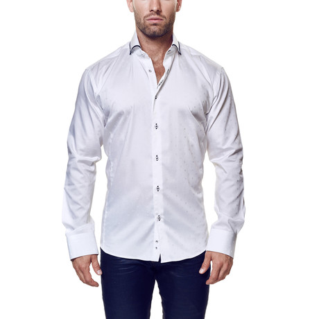 Maceoo // Elegance Kapitain Dress Shirt // White (S)