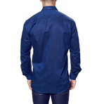 Vogue Linen Dress Shirt // Blue (L)