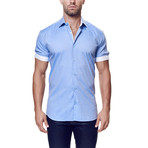 Maceoo // Fresh Elegance Dress Shirt // Blue (S)