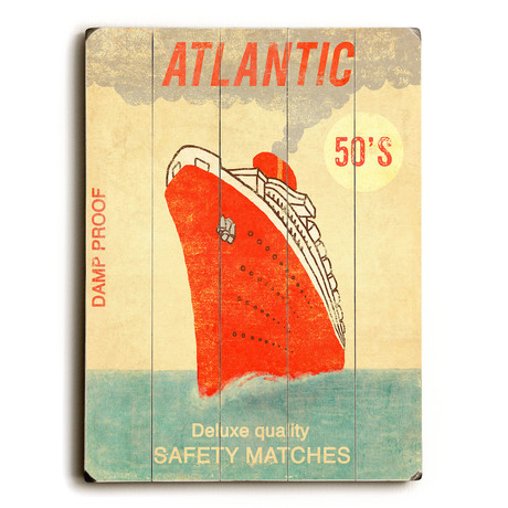 Atlantic Safety Matches (14"W x 20"H x 1"D)
