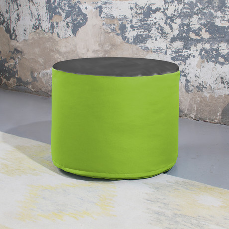 Arcadia Indoor + Outdoor Pouf Side Table (Cancun)