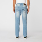 Slim Straight Leg Stretch Jean // Light Blue (32WX32L)