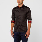 Bradford Dress Shirt // Black + Red (2XL)