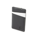 Boreal Ultra Slim Wallet // Black + White Pebble