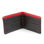 Boreal Ultra Slim Wallet // Black + Red Pebble