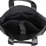 Rugged Leather Bag (Black)