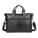 Rugged Leather Bag (Black)