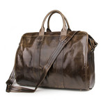 Vintage Leather Duffle