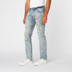 Distressed Jean // Denim (32WX32L)