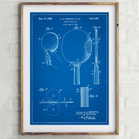 Table Tennis Racket (Blueprint)