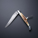 Damascus Pocket Knife