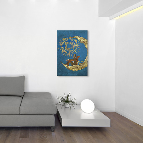 Moon Travel (26"W x 18"H x 0.75"D)