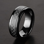 High Polish Ring // Black IP (Size 13)