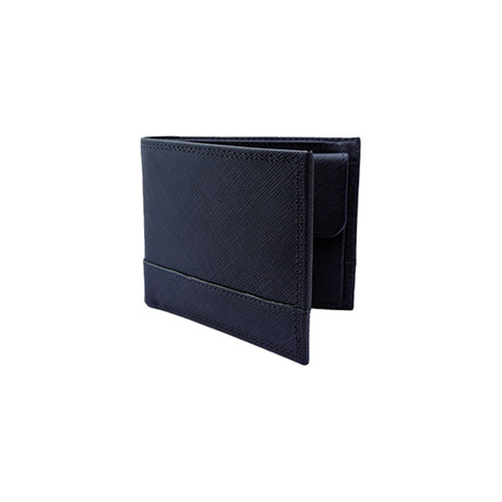 Aikin Wallet // Navy Saffiano