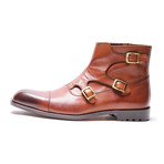 Saint-Etienne // Triple Monkstrap Boot // Tobacco (Euro: 45)