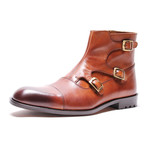 Saint-Etienne // Triple Monkstrap Boot // Tobacco (Euro: 45)