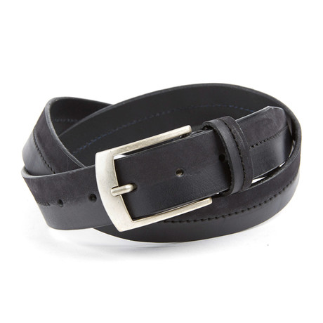 Bitonto Two-Toned Belt // Black (Size 110 cm)
