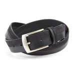 Bitonto Two-Toned Belt // Black (Size 115 cm)