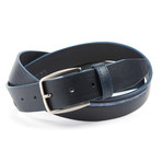 Osbert Smooth Leather Belt // Blue (Size 130 cm)