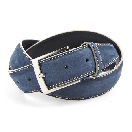 Bari Top Stitch Belt // Blue (Size 115 cm)