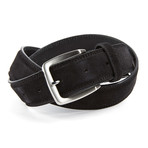 Forlì Top Stitch Belt // Black (Size 130 cm)