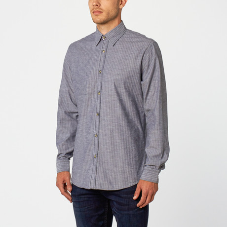 Drake Sport Shirt // Blue (S)