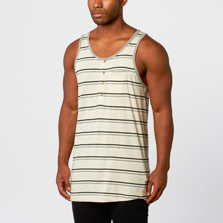 Desert Stripe Tank // Tan (S)