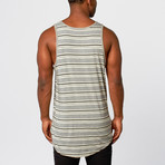 Desert Stripe Tank // Grey (M)