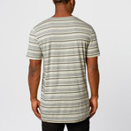 Desert Stripe Pocket Crew // Grey (2XL)