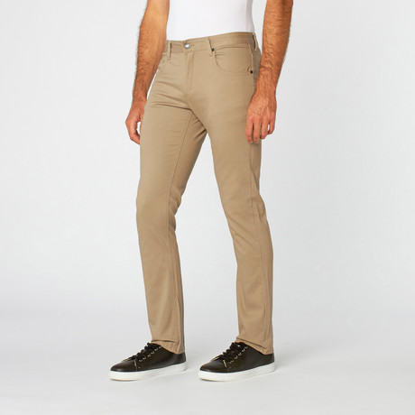 Doolittle 5 Pocket Slim // Khaki (26WX30L)