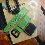 Ostrich Leg Strap (Purple)