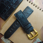 Ostrich Leg Strap (Purple)