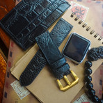 Ostrich Leg Strap (Purple)