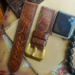 Ostrich Leg Strap (Purple)