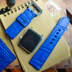 Crocodile Belly Strap (Light Grey)