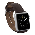 Ostrich Leather Apple Watch Band // Brown (38mm)