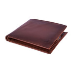 Classic Bi-Fold Wallet (Antique Coffee)