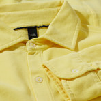 WAHTS // Brooks Pique Shirt // Soft Yellow (XL)