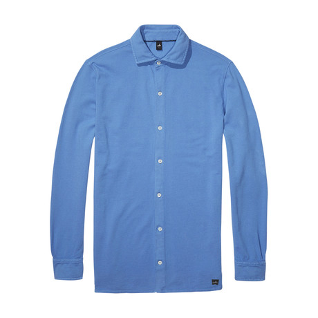 Brooks Pique Shirt // Bright Blue (S)