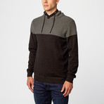 Point Zero // Funnel Neck Gauge Sweater // Black (M)