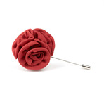 Rose Triplet Lapel Pin // Watermelon