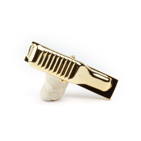Tie Clip // Polished Gold