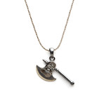 Vikings Axe Necklace // Silver