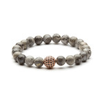 Jackpot Bracelet // Rose Gold + Grey