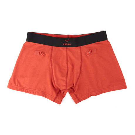 Frigo // Modal Short Boxer Brief // Brick Red (S)