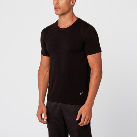Frigo // Modal Crew Neck // Black (S)